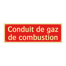 Conduit de gaz de combustion