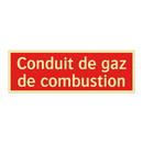 Conduit de gaz de combustion