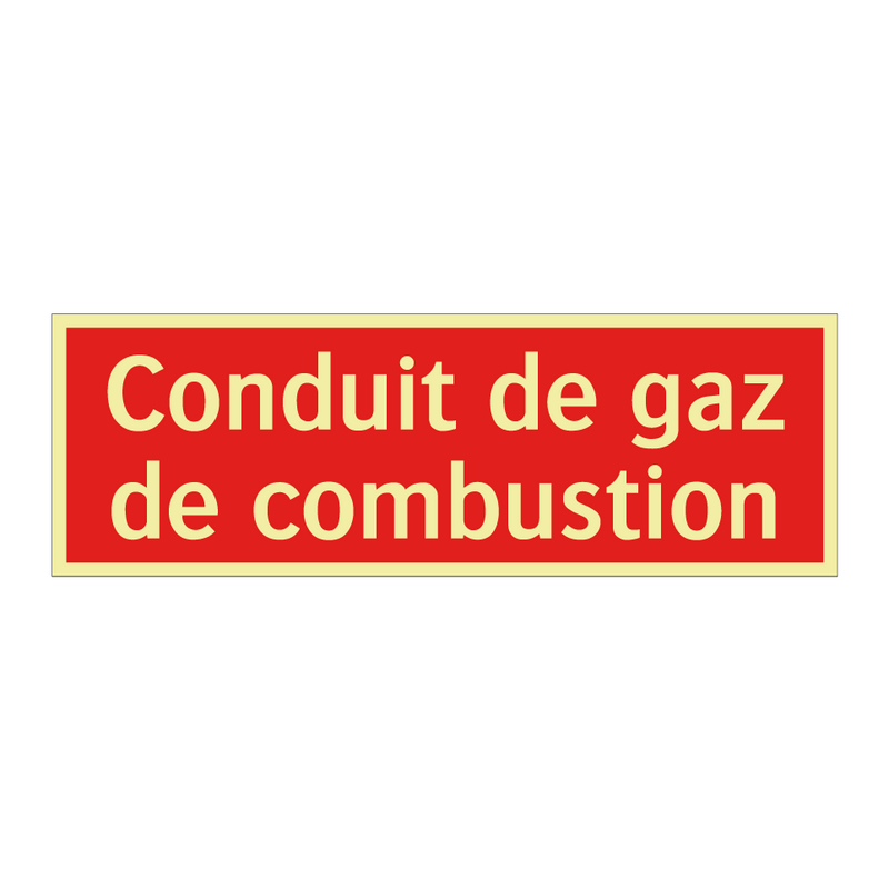 Conduit de gaz de combustion