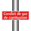 Conduit de gaz de combustion