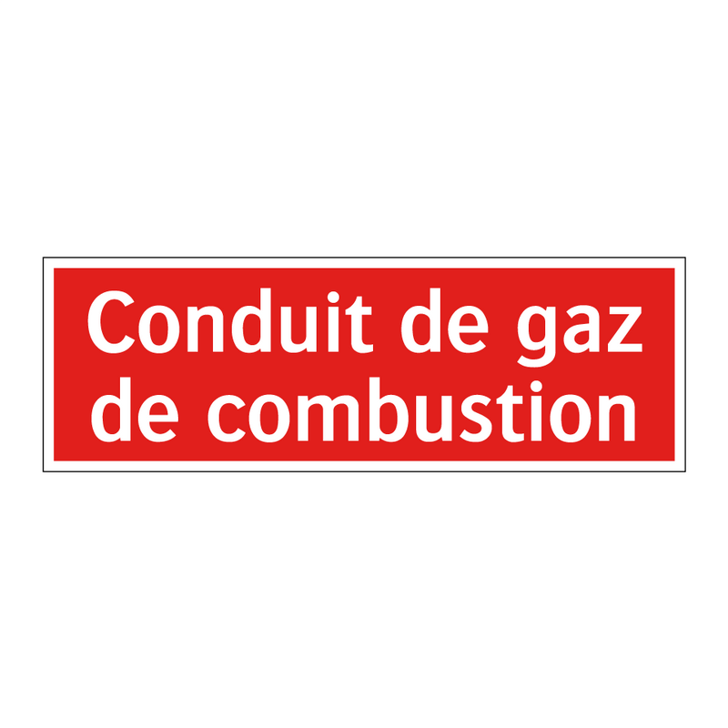 Conduit de gaz de combustion