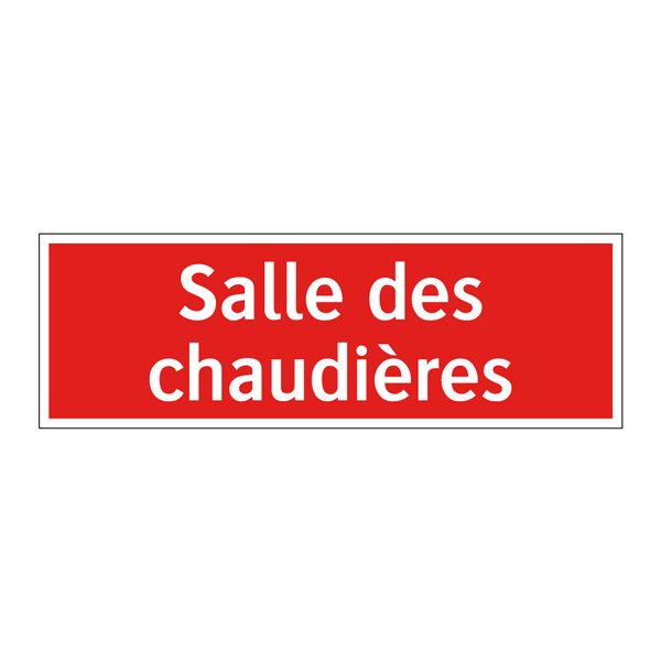 Salle des chaudières