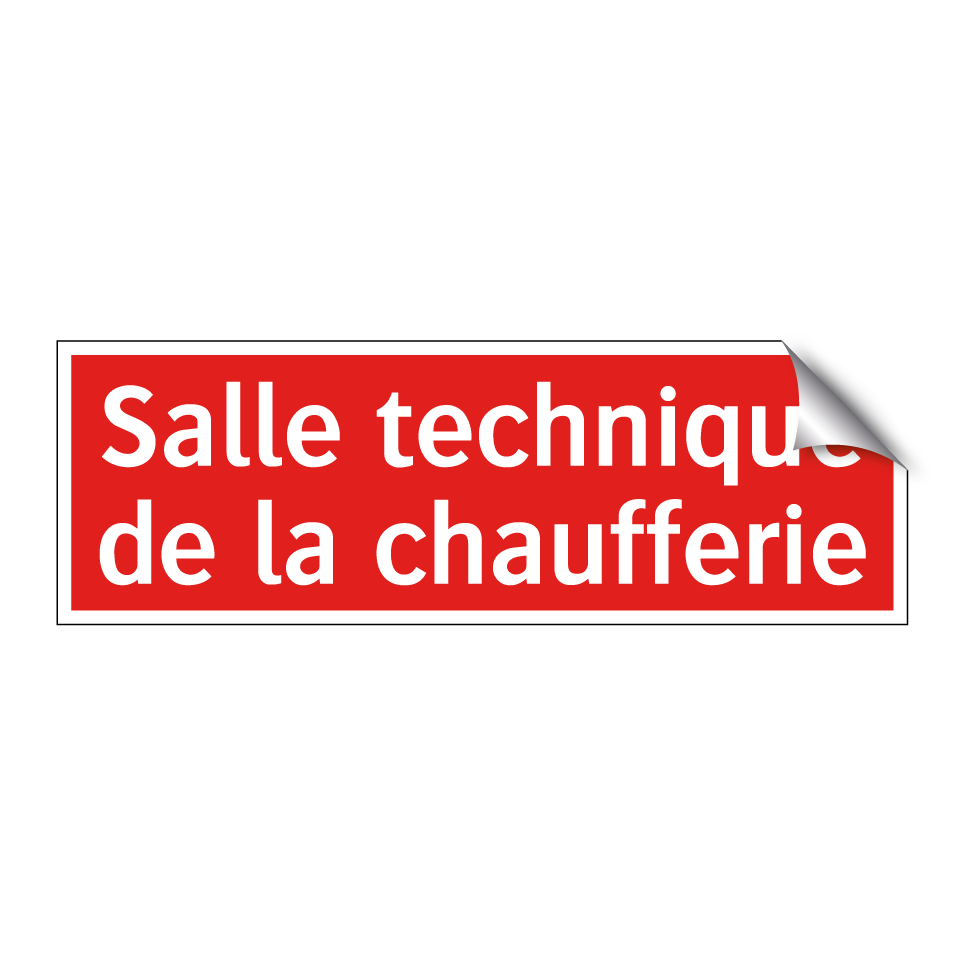 Salle technique de la chaufferie