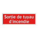 Sortie de tuyau d'incendie