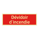 Dévidoir d'incendie
