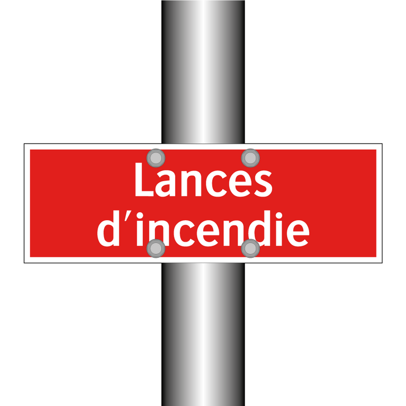 Lances d'incendie