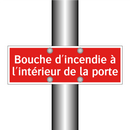Bouche d'incendie à l'intérieur de la porte