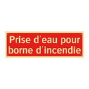 Prise d'eau pour borne d'incendie