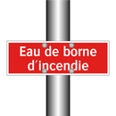 Eau de borne d'incendie