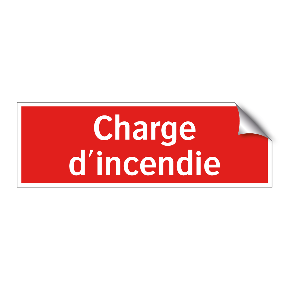 Charge d'incendie