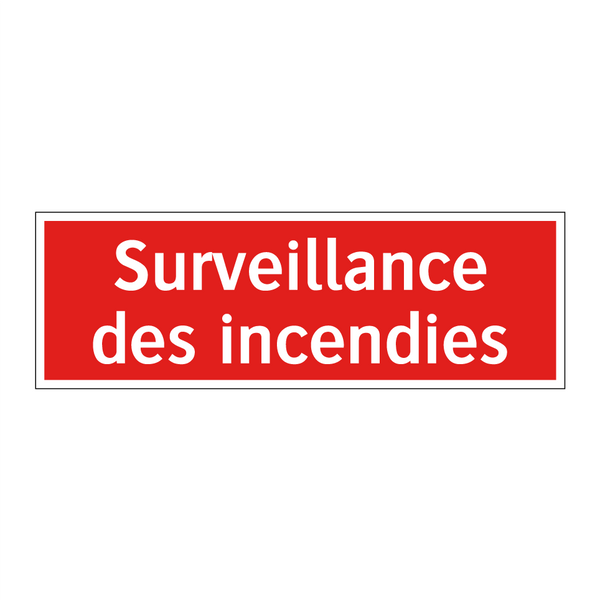Surveillance des incendies