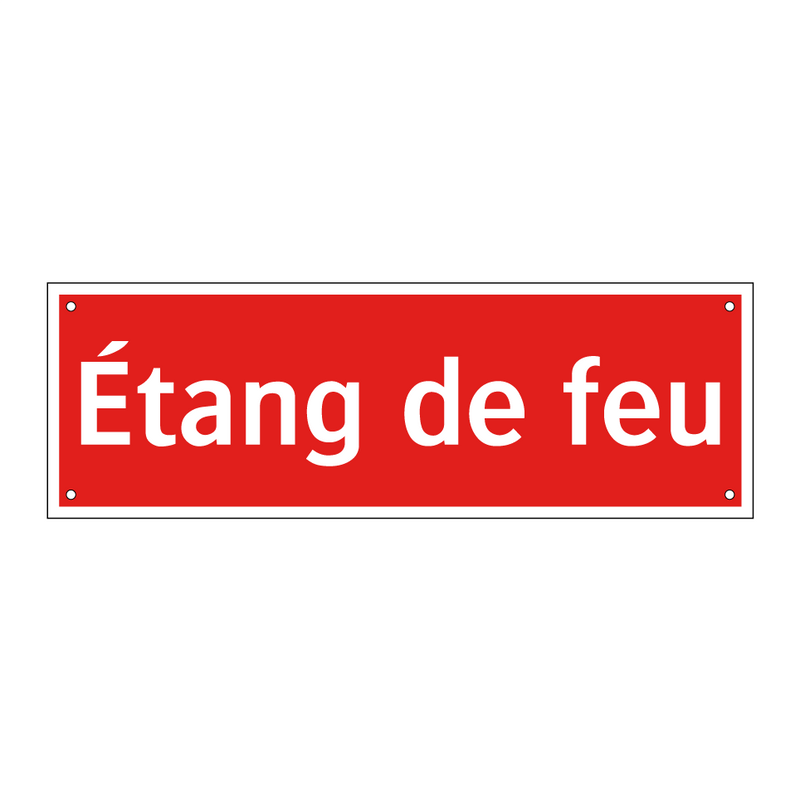 Étang de feu