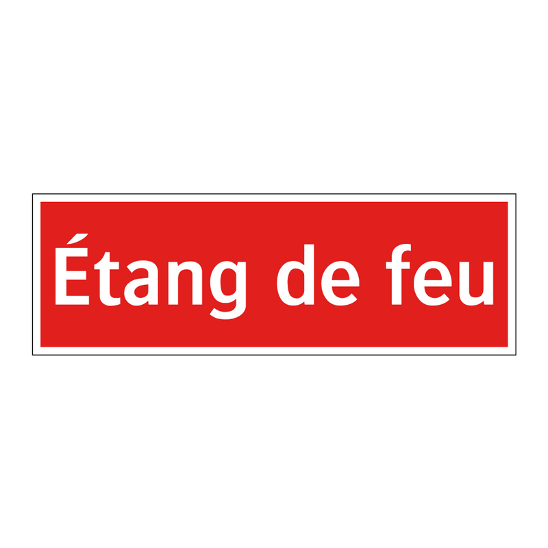 Étang de feu