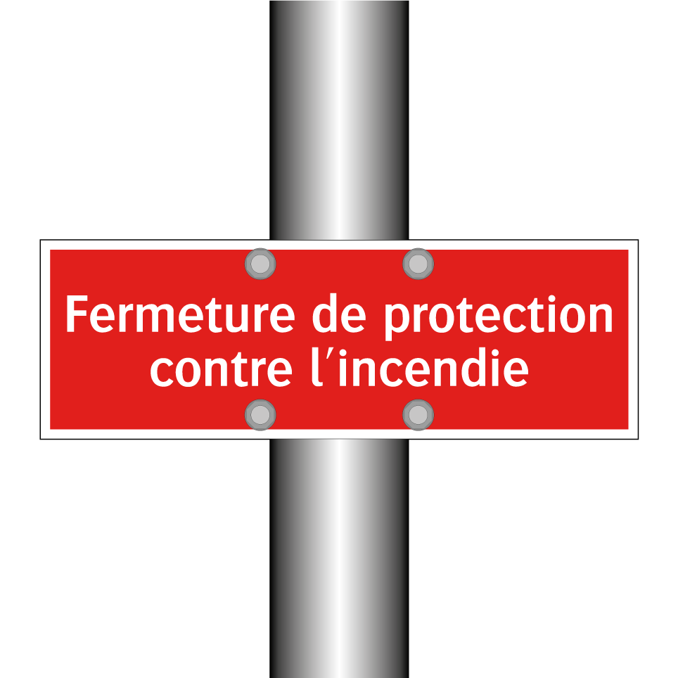 Fermeture de protection contre l'incendie