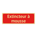 Extincteur à mousse