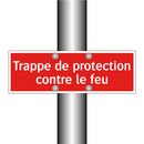 Trappe de protection contre le feu
