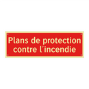 Plans de protection contre l'incendie