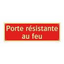 Porte résistante au feu