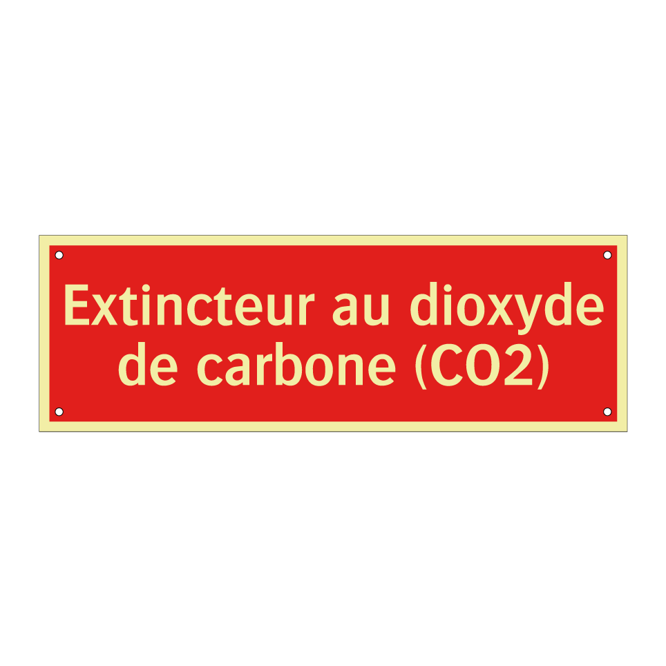 Extincteur au dioxyde de carbone (CO2)
