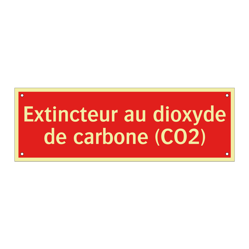 Extincteur au dioxyde de carbone (CO2)