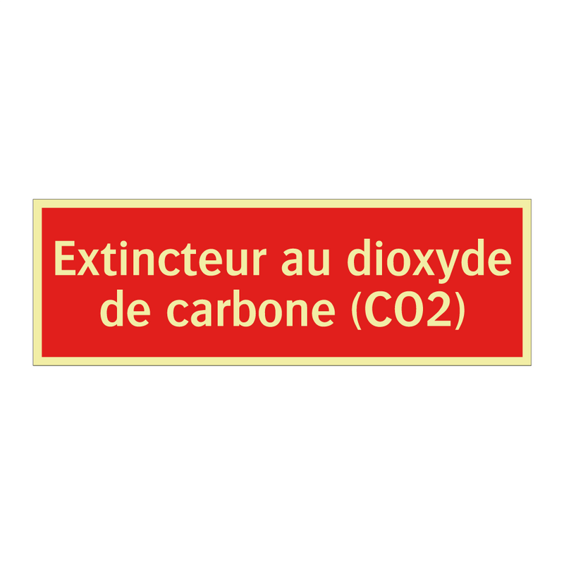 Extincteur au dioxyde de carbone (CO2)