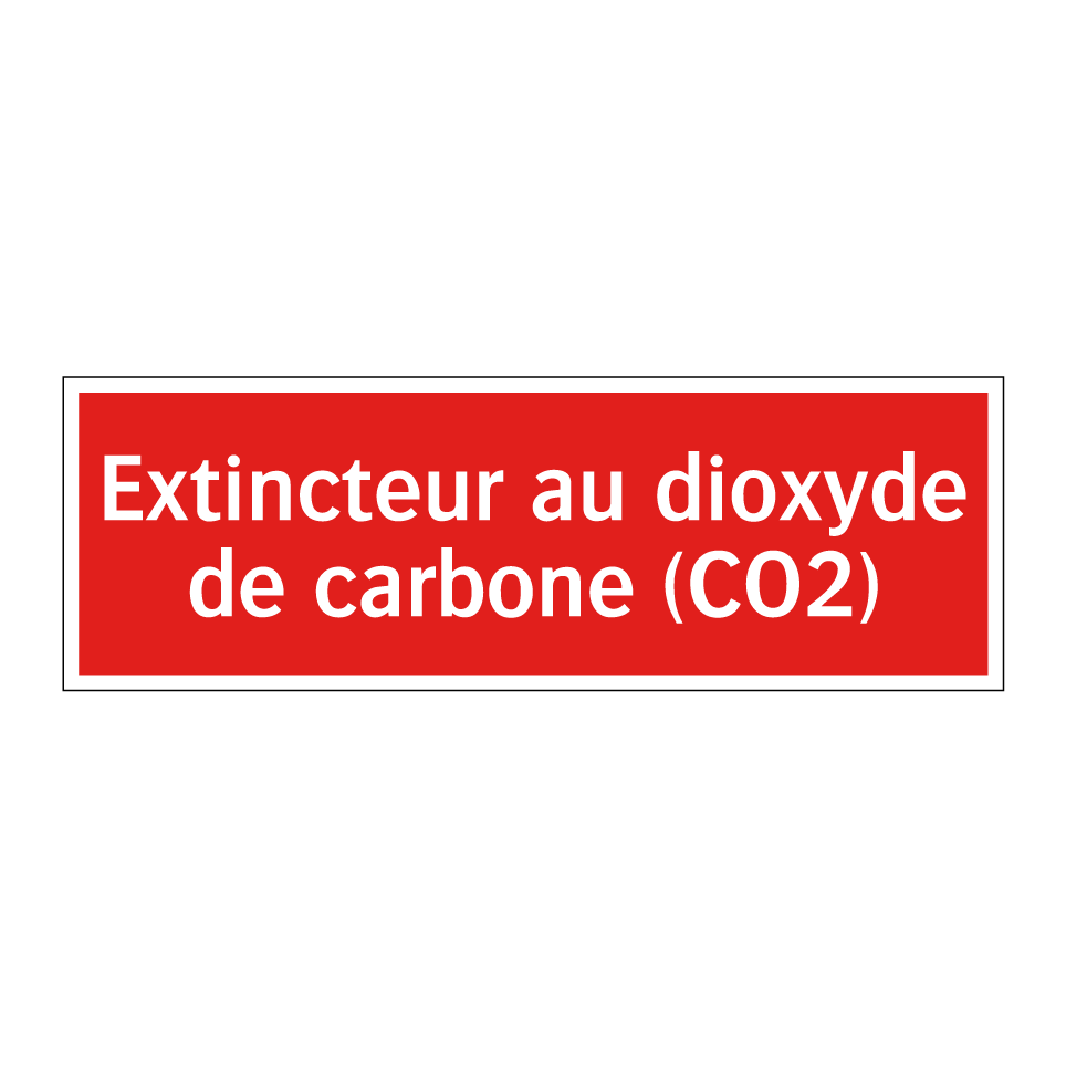 Extincteur au dioxyde de carbone (CO2)