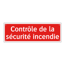 Contrôle de la sécurité incendie