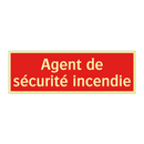 Agent de sécurité incendie