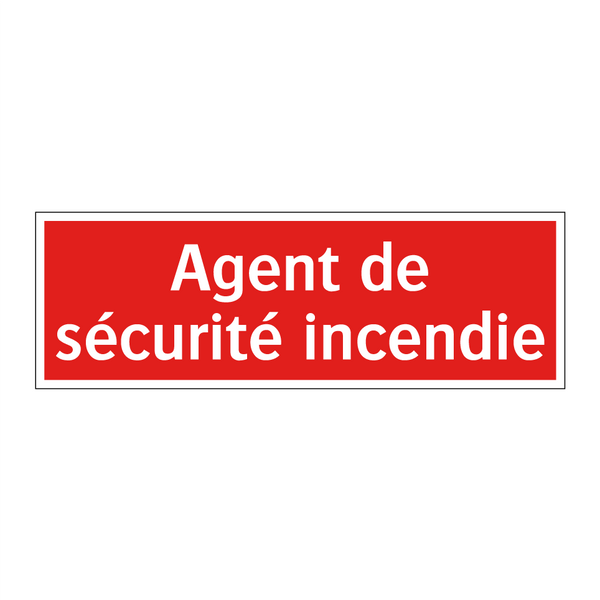 Agent de sécurité incendie