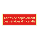 Cartes de déploiement des services d'incendie