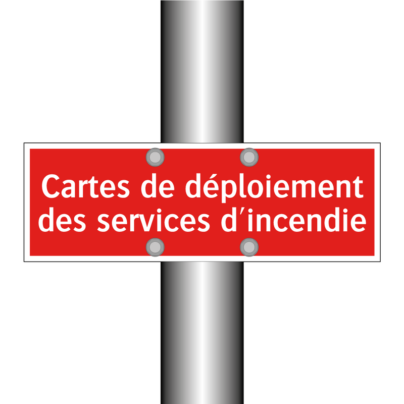 Cartes de déploiement des services d'incendie