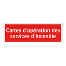 Cartes d'opération des services d'incendie