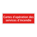 Cartes d'opération des services d'incendie