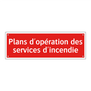 Plans d'opération des services d'incendie