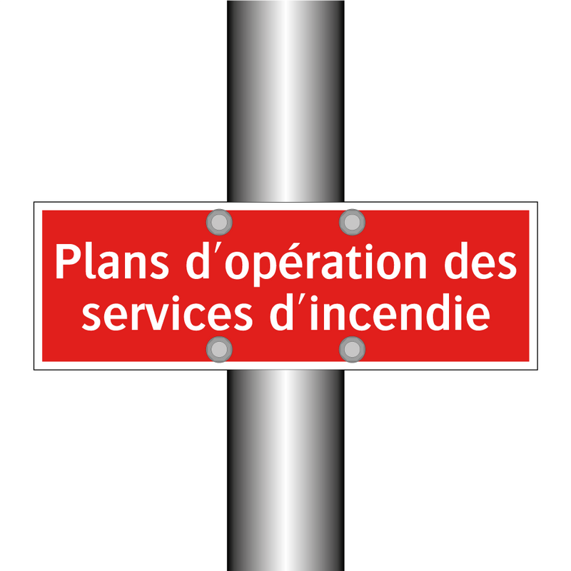 Plans d'opération des services d'incendie