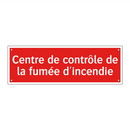 Centre de contrôle de la fumée d'incendie