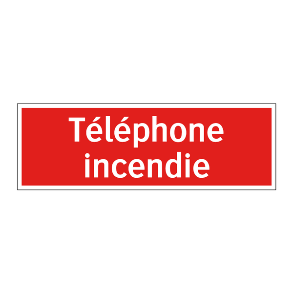 Téléphone incendie