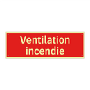 Ventilation incendie