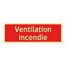 Ventilation incendie