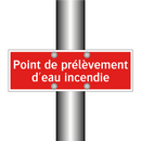 Point de prélèvement d'eau incendie