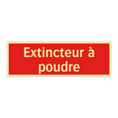 Extincteur à poudre