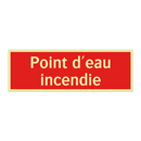 Point d'eau incendie