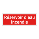 Réservoir d'eau incendie