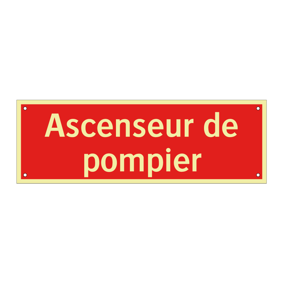 Ascenseur de pompier