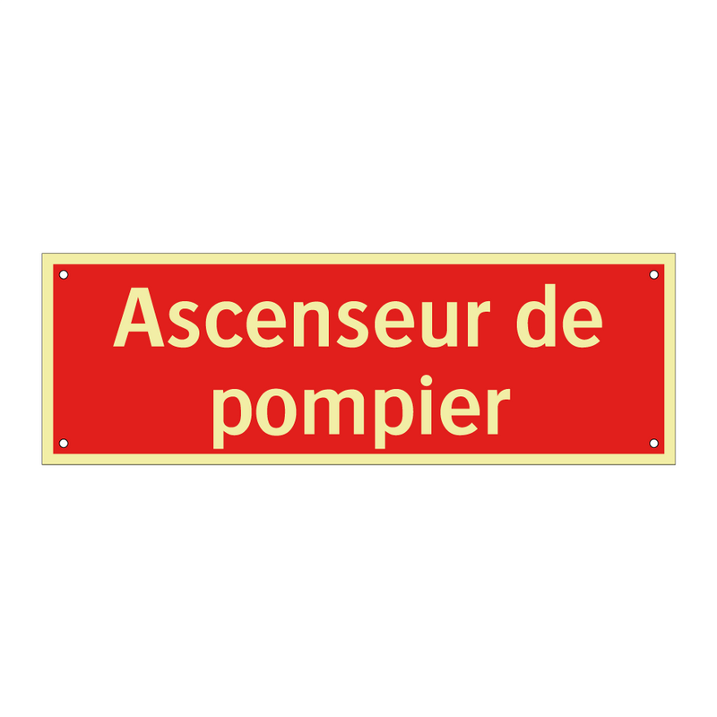 Ascenseur de pompier