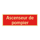 Ascenseur de pompier