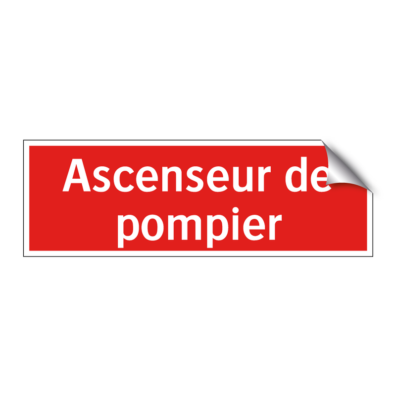 Ascenseur de pompier