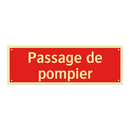 Passage de pompier