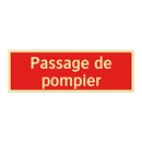 Passage de pompier
