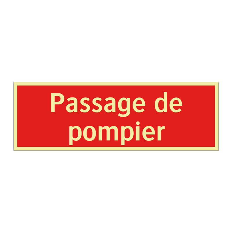 Passage de pompier
